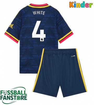 Arsenal Ben White #4 Replik Auswärtstrikot Kinder 2026-27 Kurzarm (+ Kurze Hosen)